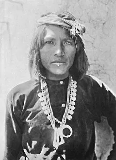 Hopi Gallery: A Hopi Indian of Arizona, 1912. Artist: CC Pierce & Co