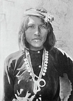 Arizona Collection: A Hopi Indian of Arizona, 1912. Artist: CC Pierce & Co