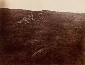 Hunt Gallery: Horace and Edward Stalking Stags, 1856. Creator: Horatio Ross