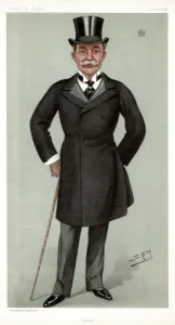 Leslie Ward Prints: Horace, Lord Farquhar, British financier and politician, 1898. Artist: Spy