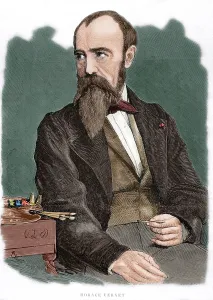 Horace Vernet (1789-1863), French painter, 1862. Creator: Unknown