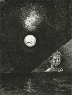 Redon Prints: On the Horizon, the Angel of Certitude