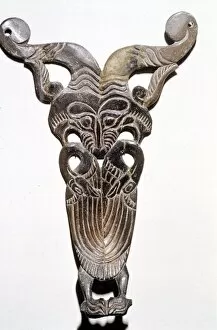 Horned Gallery: Horn Bridle Decoration from Pazyryk, Altai Mountains, 5th century BC-4th century BC
