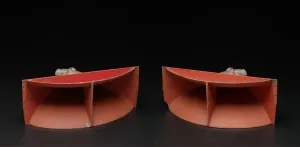 Audio Gallery: Horn speaker used as part of a DJ setup, 1970s. Creator: Cerwin-Vega
