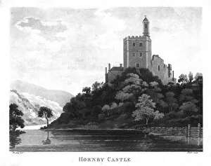 Yorkshire Gallery: Hornby Castle, c1799. Creator: Black