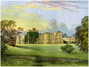 Images Dated 27th November 2008: Hornby Castle, Yorkshire, home of the Duke of Leeds, c1880