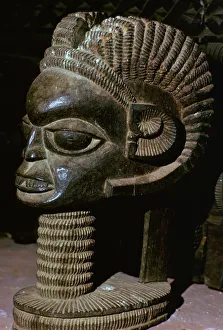 Cella Prints: Horned head from the shrine of a King of Owo