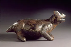 Colima Prints: Horned Toad, 200 B.C.-A.D. 500. Creator: Unknown