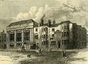 Avenue Gallery: The Horns Tavern, Kennington, in 1820, (c1878). Creator: Unknown