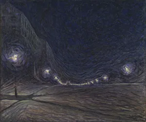 Hornsgatan, la nuit, 1902