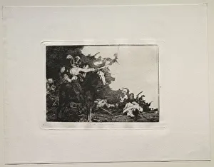 1746 1828 Prints: The Horrors of War: They Do Not Agree. Creator: Francisco de Goya (Spanish, 1746-1828)