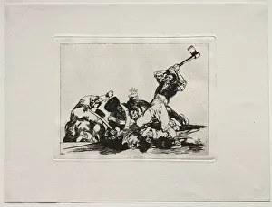 1746 1828 Prints: The Horrors of War: The Same. Creator: Francisco de Goya (Spanish, 1746-1828)
