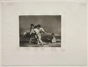 18th 19th Century Prints: The Horrors of War: Unhappy Mother. Creator: Francisco de Goya (Spanish, 1746-1828)