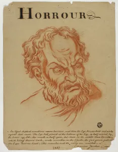 Emotion Prints: Horrour (sic), after 1698. Creator: Eduardus Jacobus