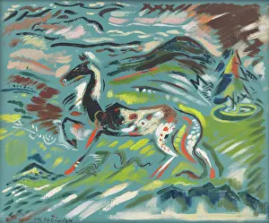 Arnold Peter Weisz Kubncan Prints: Horse, 1937. Creator: Arnold Peter Weisz-Kubincan