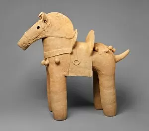 Grey Background Collection: Horse, 5th-6th century. Creator: Unknown