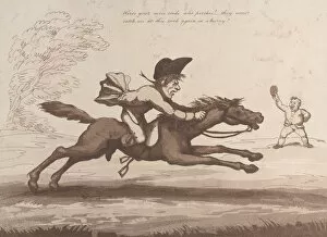 Horse Accomplishments, Sketch 11: A Land Measurer !!, August 1, 1799. August 1, 1799