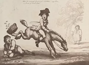 Images Dated 5th May 2020: Horse Accomplishments, Sketch 7: A Civilian !!, August 1, 1799. August 1, 1799