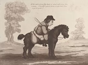 Images Dated 5th May 2020: Horse Accomplishments, Sketch 9: A Loiterer !!, August 1, 1799. August 1, 1799