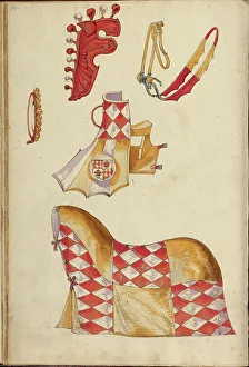Tournament Prints: Horse Armor, about 1560-1570. Creator: Unknown