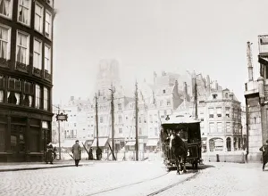 Horse-drawn tram, Rotterdam, 1898. Artist: James Batkin