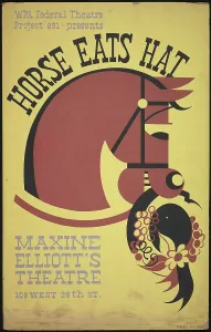 Farce Prints: Horse Eats Hat, New York, 1936. Creator: Unknown