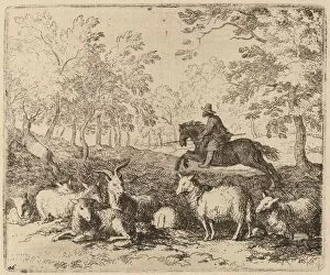 Aldret Van Everdingen Gallery: The Horse Forced to Pursue the Stag, probably c. 1645 / 1656