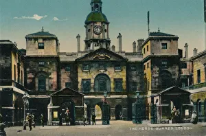Guard Duty Prints: The Horse Guards, London, c1920, (c1900-1930)