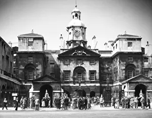 Sentry Prints: Horse Guards Parade, London, c1955. Creator: Arthur Charles Kirby Ware
