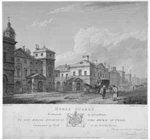 Cupola Prints: Horse Guards, Westminster, London, 1795. Artist: Thomas Medland