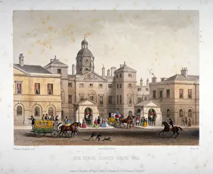 Th Shepherd Gallery: Horse Guards, Westminster, London, 1854. Artist