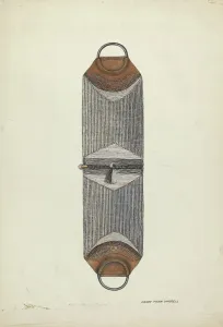 Harry Mann Waddell Prints: Horse Hair Cinch, c. 1936. Creator: Harry Mann Waddell