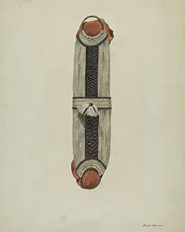 Towner Edith Prints: Horse Hair Cinch, c. 1937. Creator: Edith Towner