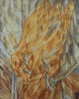 Le Dantyu Prints: Horse Head, 1912. Artist: Le Dantyu, Mikhail Vasilyevich (1891-1917)