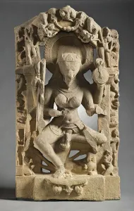 Sandstone Prints: A Horse-Headed Yogini, 11th century. Creator: Unknown