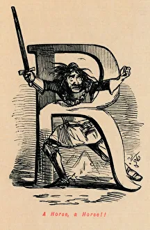 King Richard Iii Gallery: A Horse, a Horse! !, . Artist: John Leech