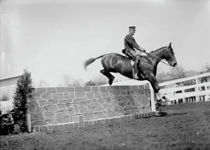 Obstacle Prints: Horse Show - Hurdling. Johnston