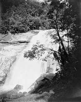 The Carolinas Prints: Horse Pasture Falls, Sapphire, N.C. between 1895 and 1910. Creator: Unknown