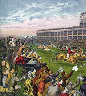 Horse race, 19th century