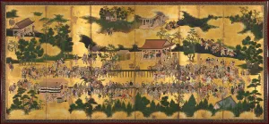 Horse Race at the Kamo Shrine, 1615-50. Creator: Tosa School (Japanese)