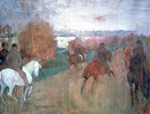 Horse Riders, 1864-1868. Artist: Edgar Degas