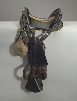 Movie Prints: Horse saddle used by stuntman Ernest Ernie'Robinson, ca. 1971