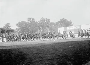 Race Track Prints: Horse Shows - Demns - By Ft. Myer Cav