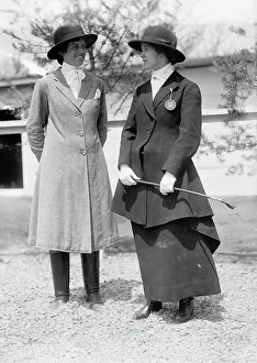 Horse Whip Prints: Horse Shows - Janette Allen (Left) Helen Buchanan