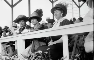 Horse Show Prints: Horse Shows - Spectators: Unidentified; Mrs