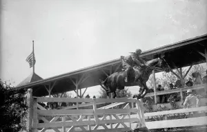 Obstacle Prints: Horse Shows - Unidentified Entrant, 1912