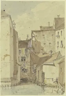 Bavaria Prints: The Horse Watering Place at the Viktualienmarkt in Munich