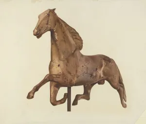 Horse Weather Vane, 1935 / 1942. Creator: Unknown