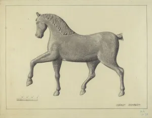 Weather Vane Prints: Horse Weather Vane, c. 1937. Creator: Gordon Sanborn