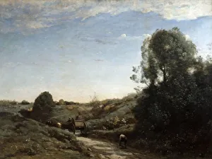 Scenic View Prints: The Horsecart, Memory of Marcoussis near Montlhery